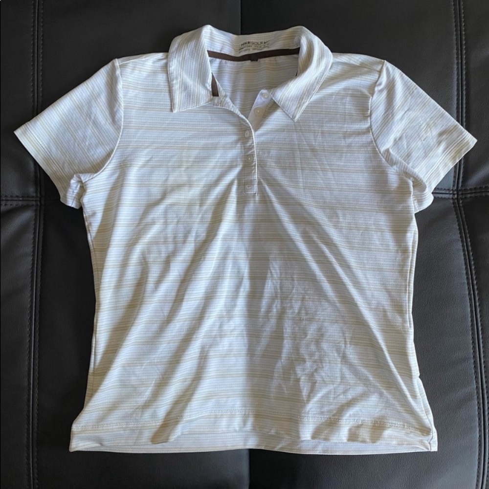 Nike Golf Beige Sports Dri-fit T-Shirt